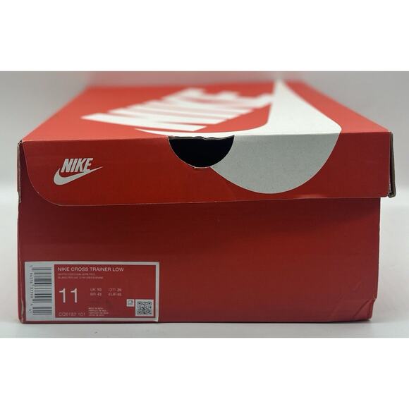NEW Nike Cross Trainer Low White Obsidian Red CQ9182-101 Men’s Size Multi - Picture 7 of 7